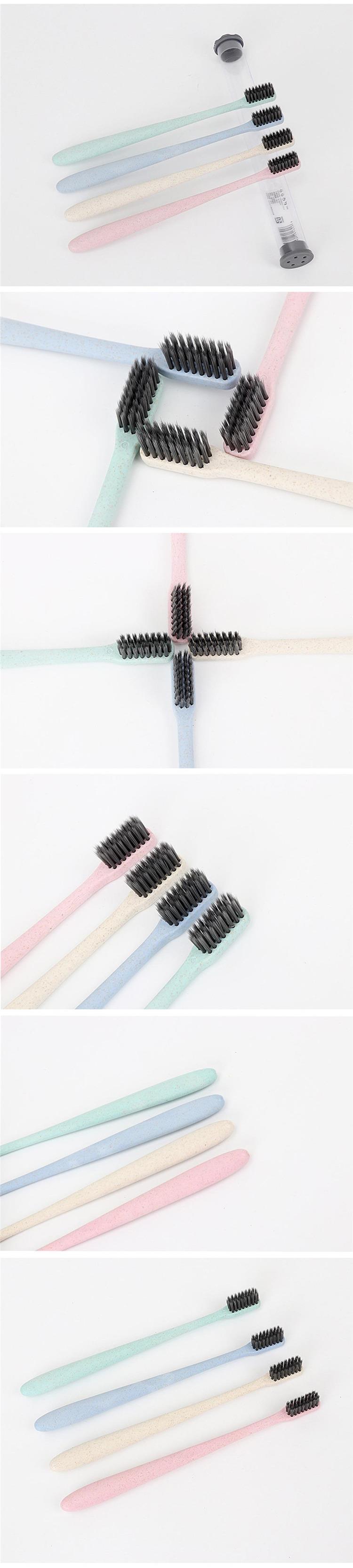 Wheat Straw Small Head Adult Soft Toothbrush details