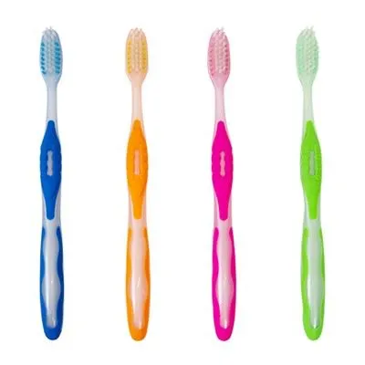 Colorful Toothbrush With Tapered Head